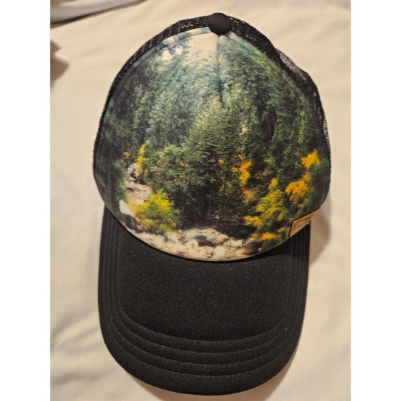 The North Face Other - The North Face Nature Landscape Graphic Trucker Hat Black Snapback Baseball Cap